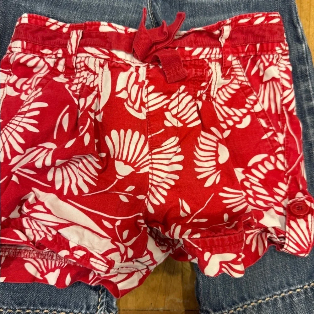 Vintage Baby Gap Jeans and Floral Shorts Sz 2T